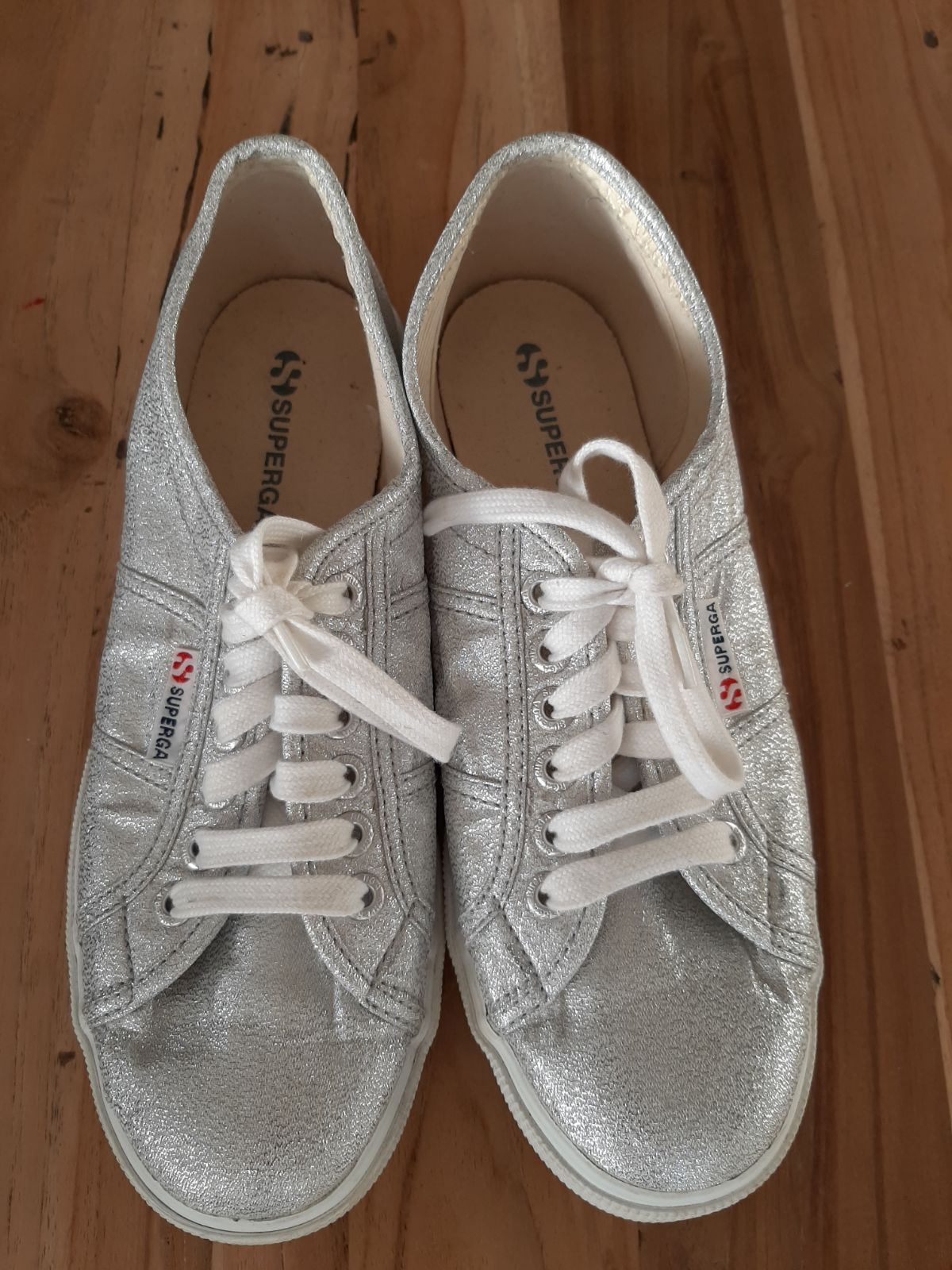 Superga 2750-LAMEW Silver - Free delivery | Spartoo NET ! - Shoes Low top  trainers Women USD/$97.00